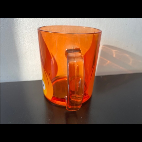 Firm! Studio Ghibli Howl's Moving Castle Calcifer Orange Glass Mug - Picture 3 of 8